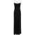 Pinko Long strass Slipdress NERO LIMOUSINE