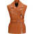 Pinko Gypsy biker-style Vest MARRONE CREMA DI MOCA