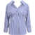 Givenchy Open cotton Shirt ELECTRIC BLUE/WHITE