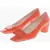 Roger Vivier Patent Leather Pumps Belle Vivier With 5Cm Front Buckle Red