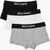 Palm Angels Set Of 3 Solid-Color Boxer Briefs With Branded Waistband Black & White