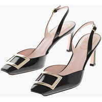 Pantofi stiletto Patent Slingback Pumps Trompette 8Cm Femei