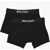 Palm Angels Set Of 2 Solid-Color Boxer Briefs With Branded Waistband Black