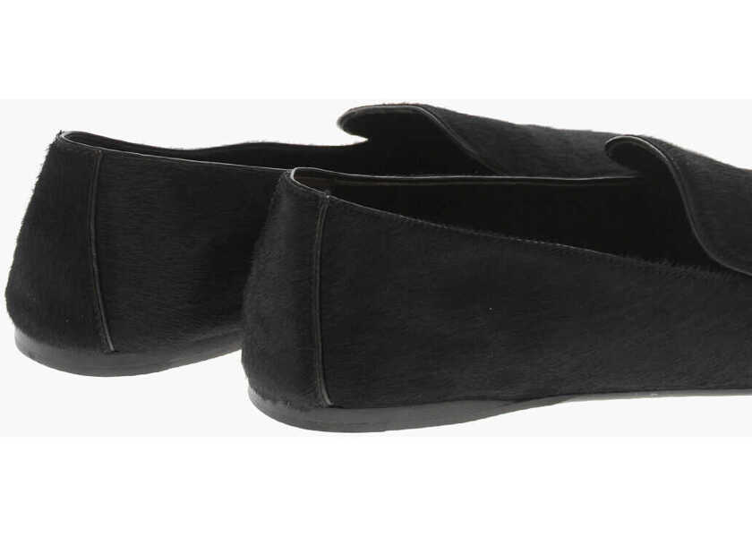 Mocasini Khaite Pony Hair Loafers Monroe Black Femei (BM 19769363) 2