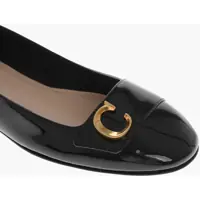 Balerini casual Dior Dama - Balerini casual Dior Patent Ballerinas Cest Dior With Front Monogram Black Femei (BM 19769375) - B-mall.ro