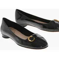 Balerini casual Patent Ballerinas C'est Dior With Front Monogram Femei
