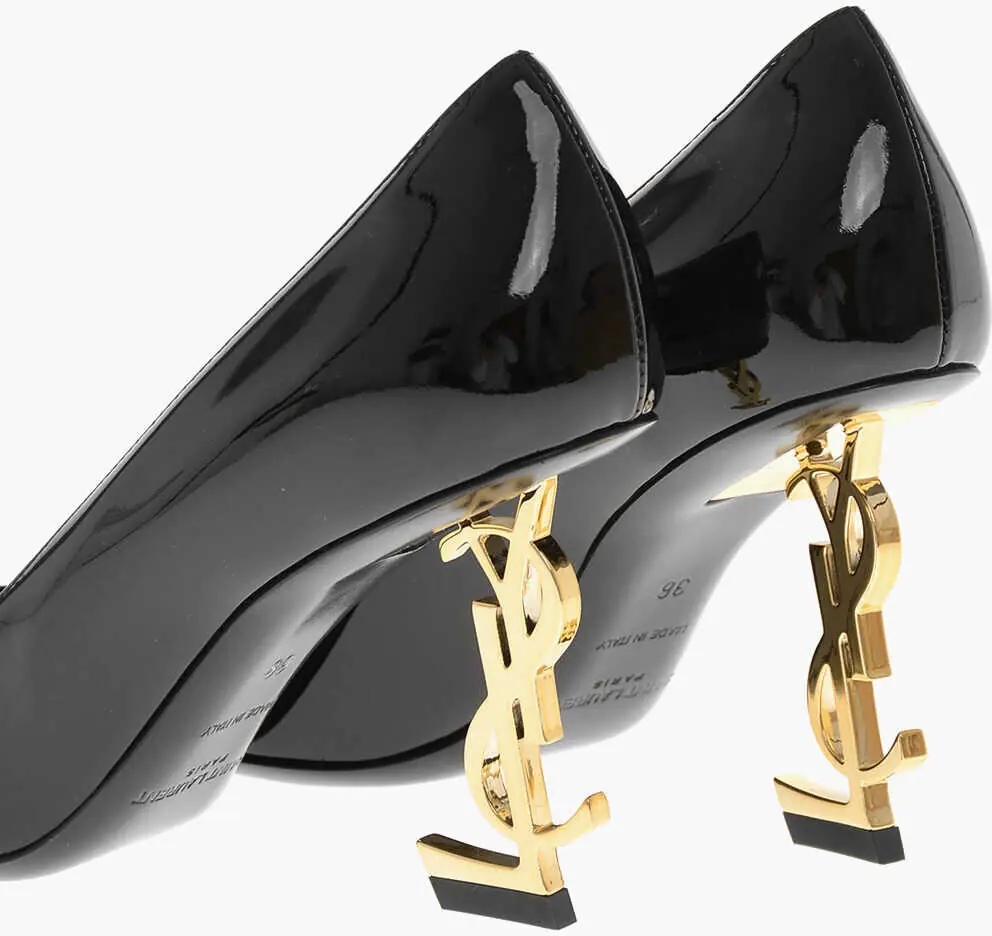 Pantofi stiletto Saint Laurent Patent Leather Pumps With Iconic 8Cm Heel Black Femei (BM 19769393) 2