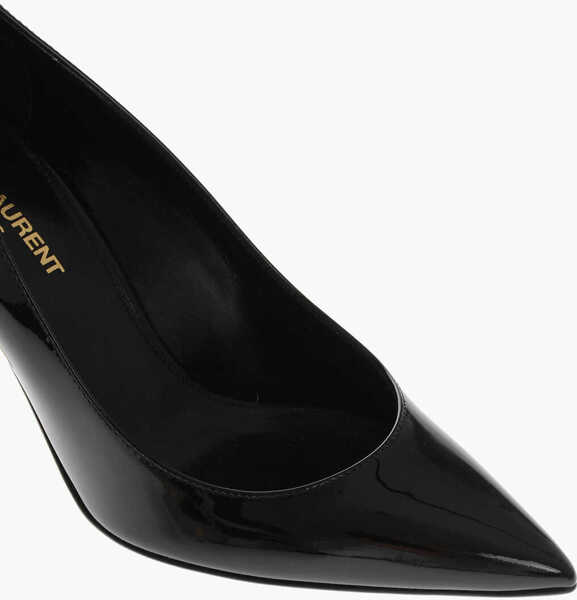 Pantofi stiletto Saint Laurent Patent Leather Pumps With Iconic 8Cm Heel Black Femei (BM 19769393) 4