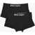 Palm Angels Set Of 2 Solid-Color Boxer Briefs With Logo Band Black