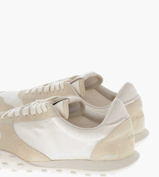 Sneakers Jil Sander Lace-Up Sneakers Vapour With Suede Details White Femei (BM 19769414) 2