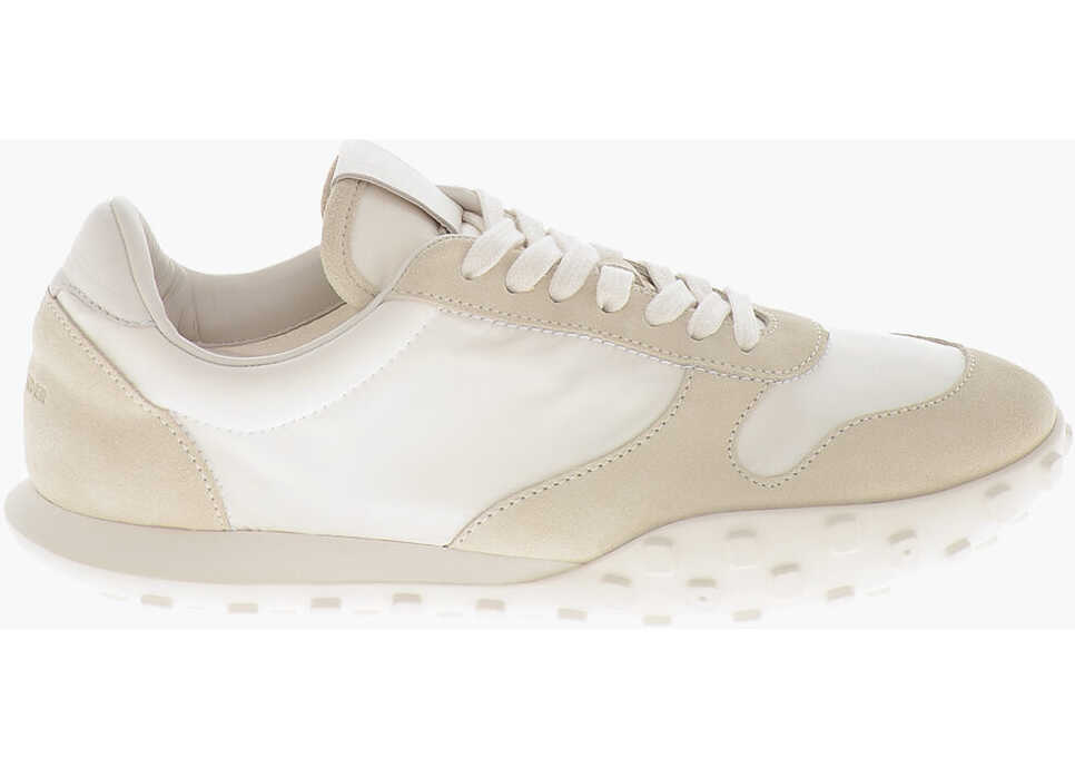 Sneakers Jil Sander Lace-Up Sneakers Vapour With Suede Details White Femei (BM 19769414) 3