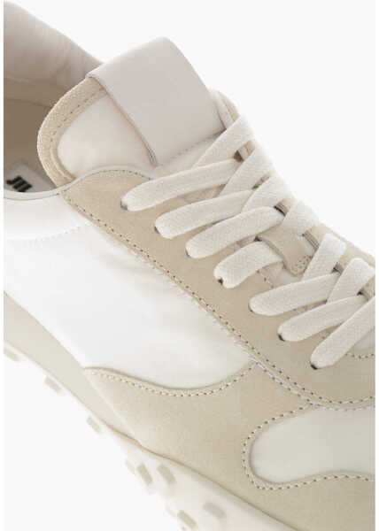 Sneakers Jil Sander Lace-Up Sneakers Vapour With Suede Details White Femei (BM 19769414) 4