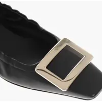 Balerini Dama pagina 5 - Balerini casual Roger Vivier Leather Ballet Flats Belle Vivier With Square Toe Black Femei (BM 19769438) - B-mall.ro