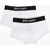 Palm Angels Set Of 2 Stretch Cotton Boxer Briefs With Branded Elastic Wa White