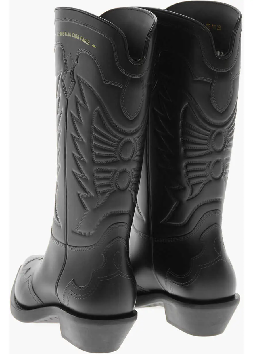 Botine Dior Rubber Texan Boots Dior Wind Black Femei (BM 19769504) 2