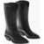 Dior Rubber Texan Boots Dior Wind Black