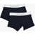 Palm Angels Set Of 2 Stretch Cotton Boxer Briefs With Branded Elastic Wa Blue