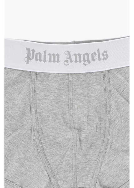 Chiloti Palm Angels Set Of 3 Stretch Cotton Boxer Briefs With Branded Elastic Wa Multicolor Barbati (BM 19769510) 3