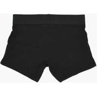 Chiloti Palm Angels pentru Barbati - Chiloti Palm Angels Set Of 2 Solid-Color Boxer Briefs With Logo Band Black Barbati (BM 19769522) - B-mall.ro