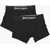 Palm Angels Set Of 2 Solid-Color Boxer Briefs With Logo Band Black
