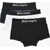 Palm Angels Set Of 3 Stretch Cotton Boxer Briefs With Branded Elastic Wa Multicolor