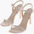 Stuart Weitzman Satin Sandals Gemcut With Crystals And 11Cm Heel Pink