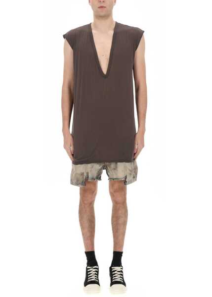 Tricouri Rick Owens T-Shirt Dylan T BROWN Barbati (BM 19769609) 4