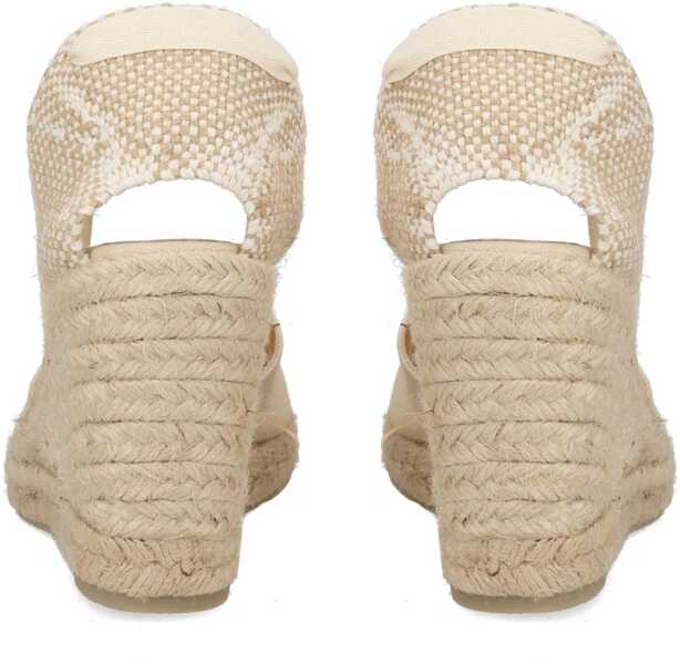 Sandale cu platforma CASTAER Espadrille Clear IVORY Femei (BM 19769636) 4