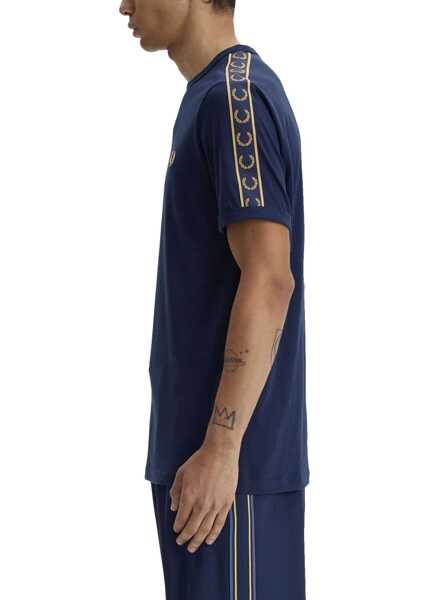 Tricouri Fred Perry T-Shirt With Logo BLUE Barbati (BM 19769687) 4