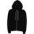 Rick Owens Zipper Hooded Shirt BLACK