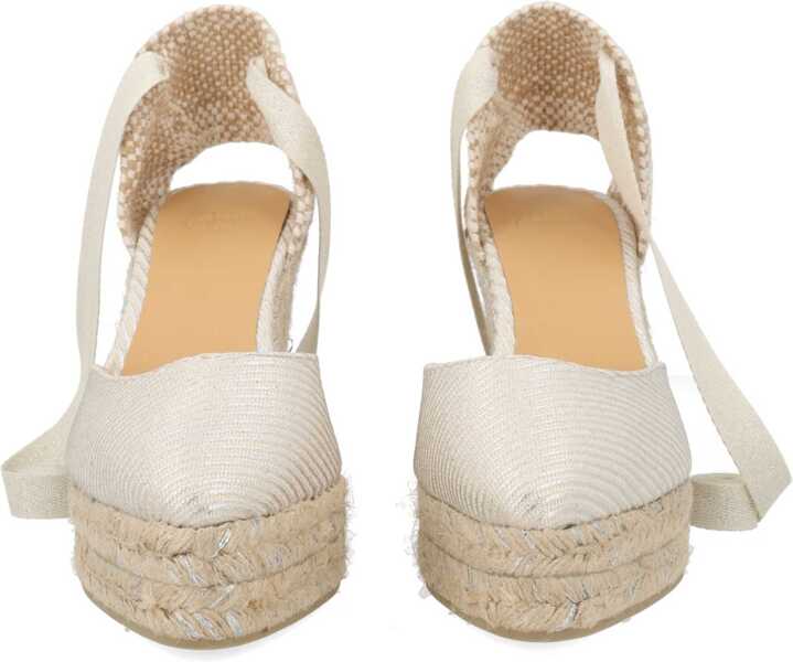 Sandale cu platforma CASTAER Espadrille Joyce SILVER Femei (BM 19769774) 3