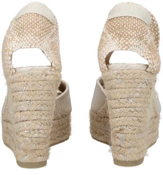 Sandale cu platforma CASTAER Espadrille Joyce SILVER Femei (BM 19769774) 4