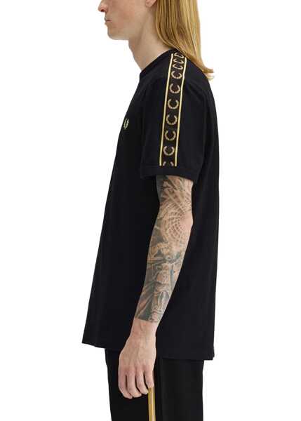 Tricouri Fred Perry T-Shirt With Logo BLACK Barbati (BM 19769777) 4