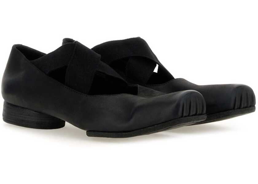 Balerini UMA WANG Leather Ballerina BLACK Femei (BM 19769801) 3