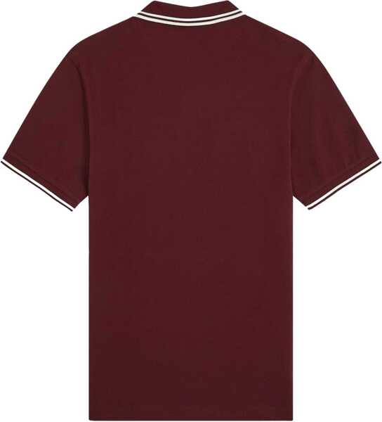 Tricouri Polo Fred Perry Polo With Logo BORDEAUX Barbati (BM 19769840) 4