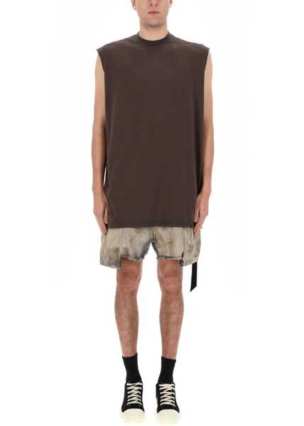 Tricouri Rick Owens Tarp-T T-Shirt BROWN Barbati (BM 19769861) 4
