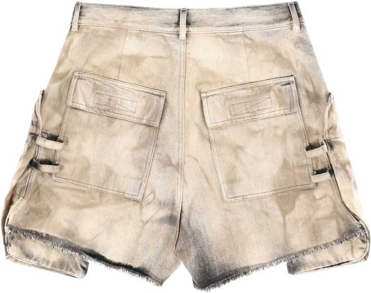 Pantaloni scurti Rick Owens Cargo Shorts Stefan BEIGE Barbati (BM 19769864) 3