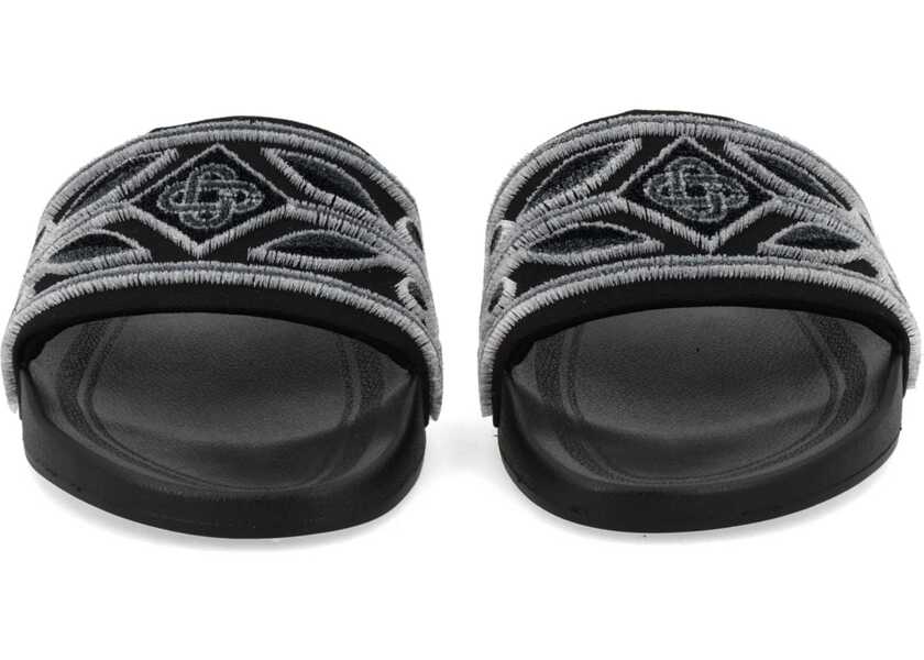 Espadrile Casablanca Slide With Logo BLACK Barbati (BM 19769888) 3
