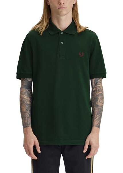 Tricouri Polo Fred Perry Polo With Logo GREEN Barbati (BM 19769894) 2