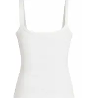 Topuri COURR&Egrave;GES Dama - Bluze COURRGES 90S Tank Top With Buckle WHITE Femei (BM 19769999) - B-mall.ro