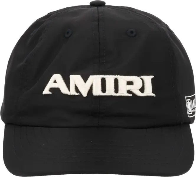 Sepci AMIRI Baseball Hat With Logo BLACK Barbati (BM 19770011) 1