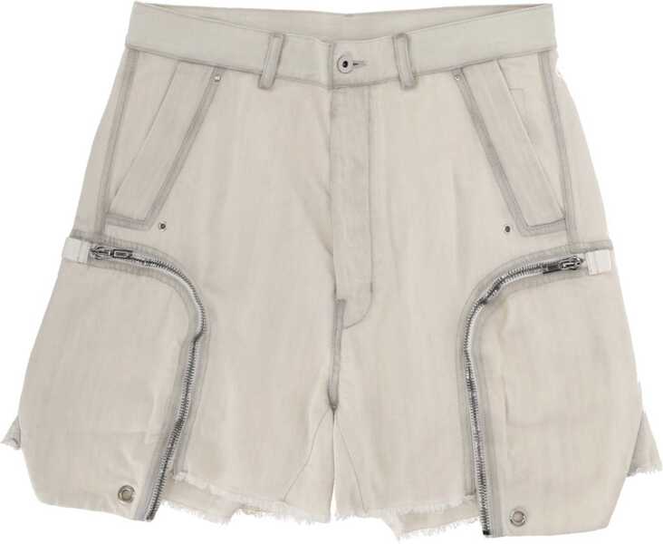 Pantaloni scurti Rick Owens Bauhaus Shorts WHITE Barbati (BM 19770020) 1