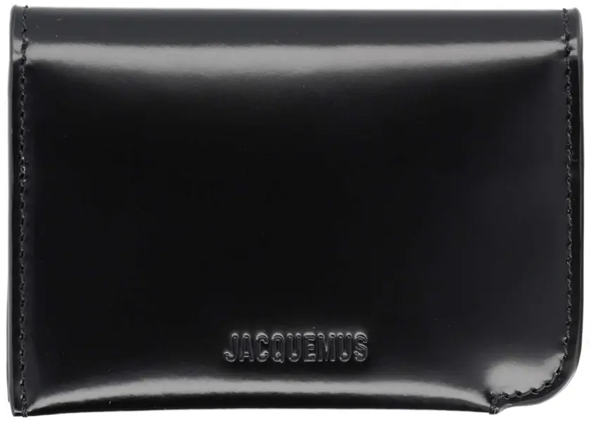 Portofele JACQUEMUS Curved Wallet BLACK Barbati (BM 19770044) 1
