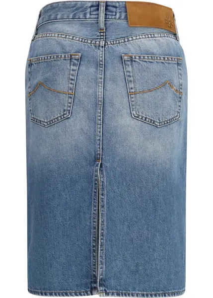 Fuste Jacob Cohen Denim midi Skirt MEDIUM BLUE Femei (BM 19770389) 2