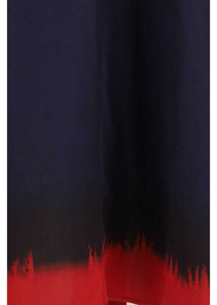 Rochii Tory Burch Midi Dress with balloon sleeves MEDIUM NAVY / RED Femei (BM 19770401) 3