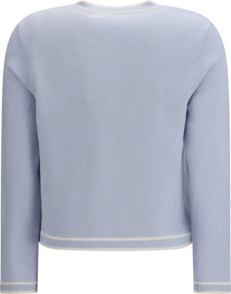 Cardigane Tory Burch Kendra Cardigan BLUE / NEW IVORY Femei (BM 19770404) 2