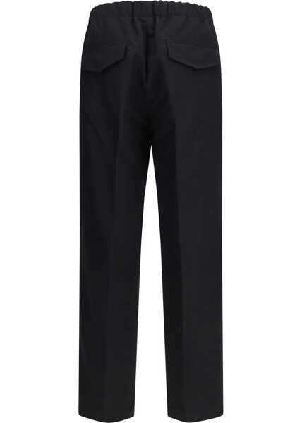 Pantaloni casual Jil Sander Cotton Pants BLACK Barbati (BM 19770422) 2