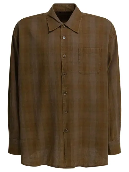Camasi casual OUR LEGACY Borrowed shirt Brown Barbati (BM 19770594) 1