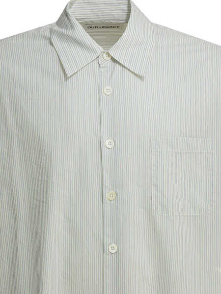 Camasi casual OUR LEGACY Above shirt White Barbati (BM 19770600) 3