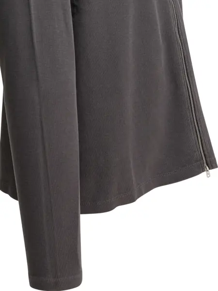 Hanorace OUR LEGACY Shrunken zippered sweatshirt Grey Barbati (BM 19770606) 4